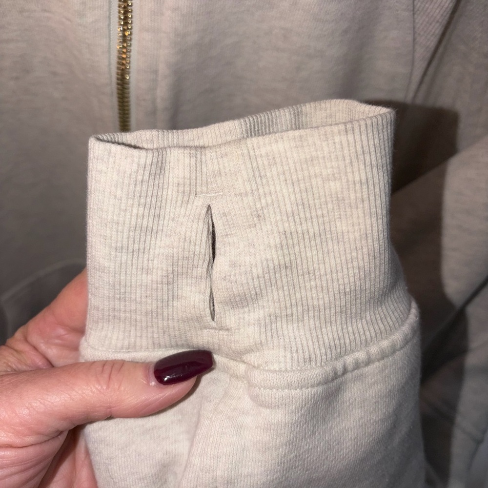 lululemon athletica XL-XXL Bone and Gold funnel neck LONG - Picture 9 of 13